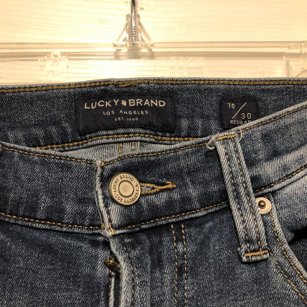 Lucky brand women's blue jeans  size: 10/30 - Picture 5 of 8